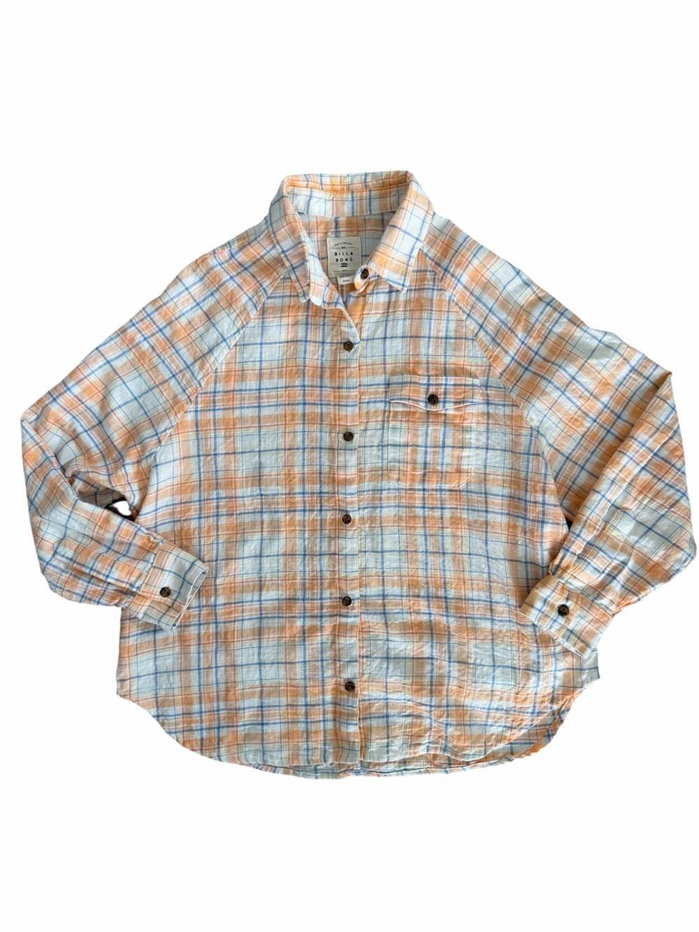 Billabong Women’s Plaid Shirt - Picture 3 of 6